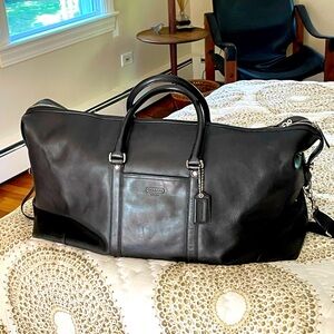Coach Black Duffel Bag